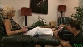 Mean Gilf Makes A Young Man Fuck Her With A Big Cock ( PART 2 )