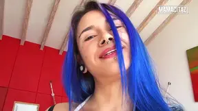 Oiled up Latina goddess gets her cheeks spread and drilled