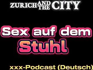 Four-way sex on a chair – xxx podcast (in German)