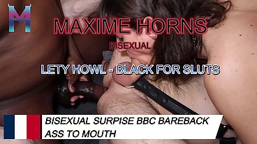 Hot BBC bisexual bareback Suprise in Paris ass to mouth & huge cum load