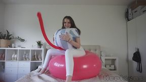Saskia's Balloobs with Long Balloon Cock