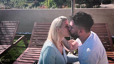 Hard Anal Sex and Anal Creampie for a Busty Blonde