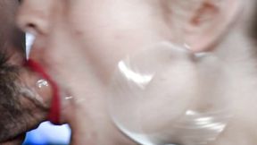 She Does Perfect Closeup Blowjob with Facial Cumshot KaterinaAmateur