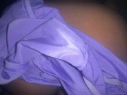 Pruple Panties on Ass with creamy BBC Backshots