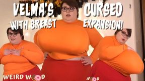 Velma Gets Cursed with Breast Expansion