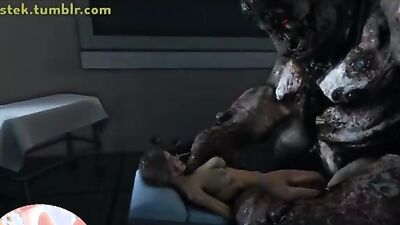 Evil monsters ravage horny sluts in hentai sex movies with creampies