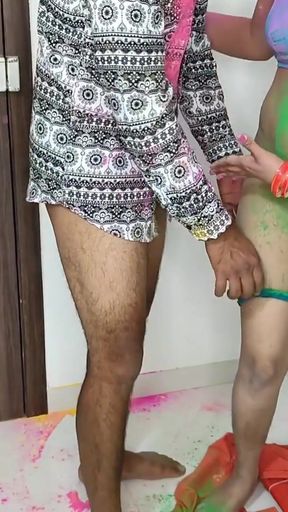 Jaw-dropping moment from "Happy Holi Komal Bhabhi, don't apply color like this on me brother-in-law"