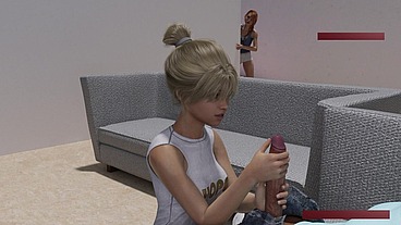 My Dorm 22 - Daphne Caught While Scarlett Giving Handjob to Mark