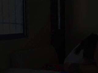 When my husband is not home, I go to my neighbor's house to get milk.