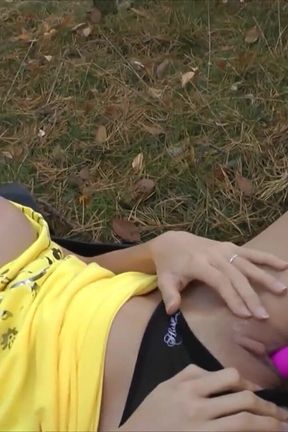 Asian Girl with Chubby and Big Tits Licking and Fingering Herself