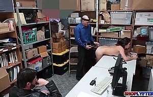 Security Officer Thrusts and Ride Lady Thief Rough