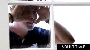 ADULT TIME Peeping Neighbour Watches Slutty Teen Alex Grey Fucking Her Big Dick Stepdad Tommy Gunn