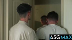 DISRUPTIVE FILMS - The Hive Pt 4 - Guided Meditation Turns To Gay Orgy At Twiste