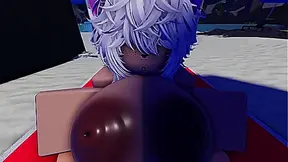 Roblox Player Embarks on Steamy Beach Encounter in Virtual Paradise
