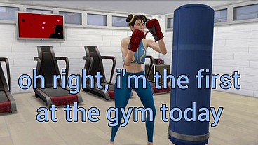 Chun-Li Group Training ant the Gym (GONNE WRONG) (GONE SEXUAL)