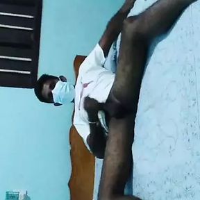 srilankan boy fuck in bed alone