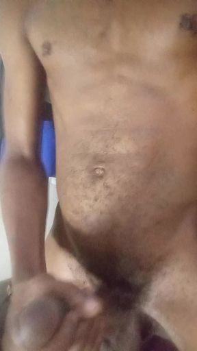 Black skinny long hard cock