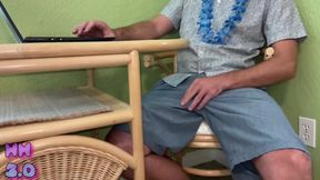 StepMom Nude Laptop Drenched By Hung Jock Cum Explosion