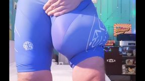 Freeballing in Spandex Gear