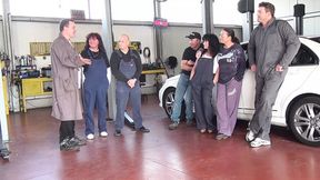 Day 4: German Mechanic Gets Lots of Come Action