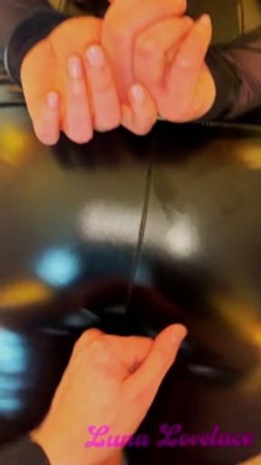 leather leggings dry hump