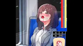 Office Ladys Secret Pleasure: Magic Touch on Rush Hour Train Ride
