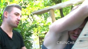 2094 leo fuckd bareback outdoor in exhib by his freidn