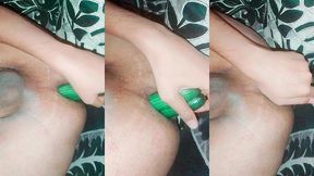 analangels - destroyed anal with double cucumber - nov 11, 2024