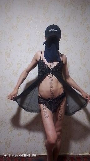 Femboy Dresses up