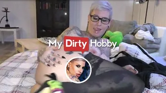 Busty blonde Cat Coxx seduces her sons friend for a wild fuck and creampie