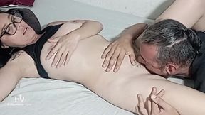Hot Stepdaughter Teases Her Stepfather