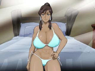 Ember Island - The Battle of Huge Titties between Korra and Azula