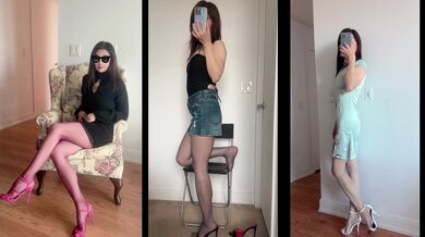 漂亮的丝袜和高跟鞋