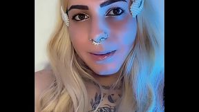 Heard the best milk comes from a blonde, tattooed princess