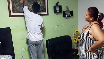 The horny neighbor asks for help