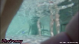 #2 #Flashing my pussy in front of a boy in #public swimming  l and helps me masturbate - it's very #risky with people nearby watching -