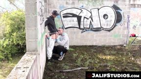 ”Mike Tiger & Kamel indulge in a wild outdoor fuck”