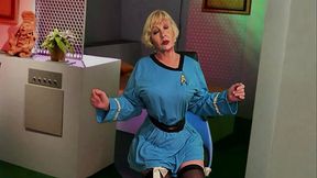TOS Granny Nurse Chapel Tries A Romulan Fuck Machine Stardate: 112124.16