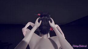 Pov: yaoi femboy mio gives sensual oral pleasure and rimming