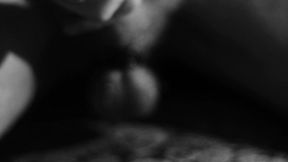 Close Up Artistic Touching in Black and White