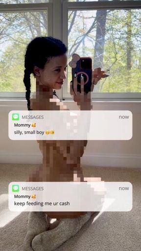 of course I only like you for your money… look what your pathetic body has to offer 🤏