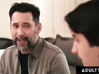 ADULT TIME - Virgin Male Teams Up With Stepdad To Screw Lascivious Blindfolded Stepmom Dana Vespoli