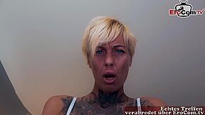 German Skinny Tattoo Artist Picked Up At Blind Date Cas