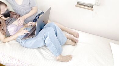 Japanese horny wife ride cowgirl hardcore cum blowjob pov