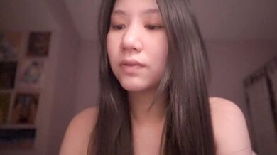 Kind asian girl’s soft whispers make good girl cum