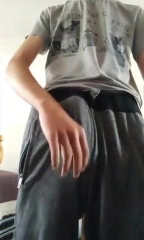 Hungarian Stud Strokes His Big Cock