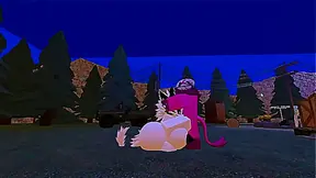 Pregnant Bride Tempts Groom in Steamy Roblox Adventure RPG Scene