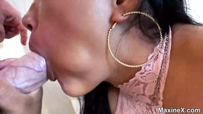 Maxine X gets pulverized by a monstrous cock&#x1F346; &mdash;  soaked in cum juice