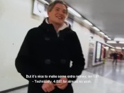 CZECH HUNTER 399 -  Dude Roams The Metro & Finds Hot Blonde Hunk To Pound