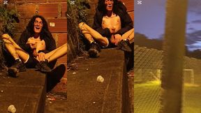 me la chupo y me corro en publico